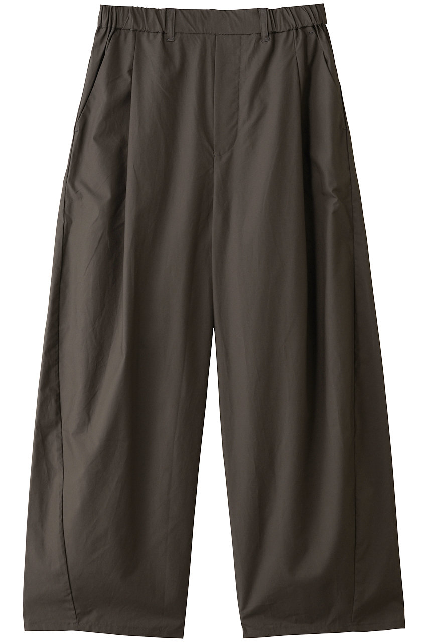 MidiUmi wide tuck PT パンツ (c.gray, F) ミディウミ ELLE SHOP