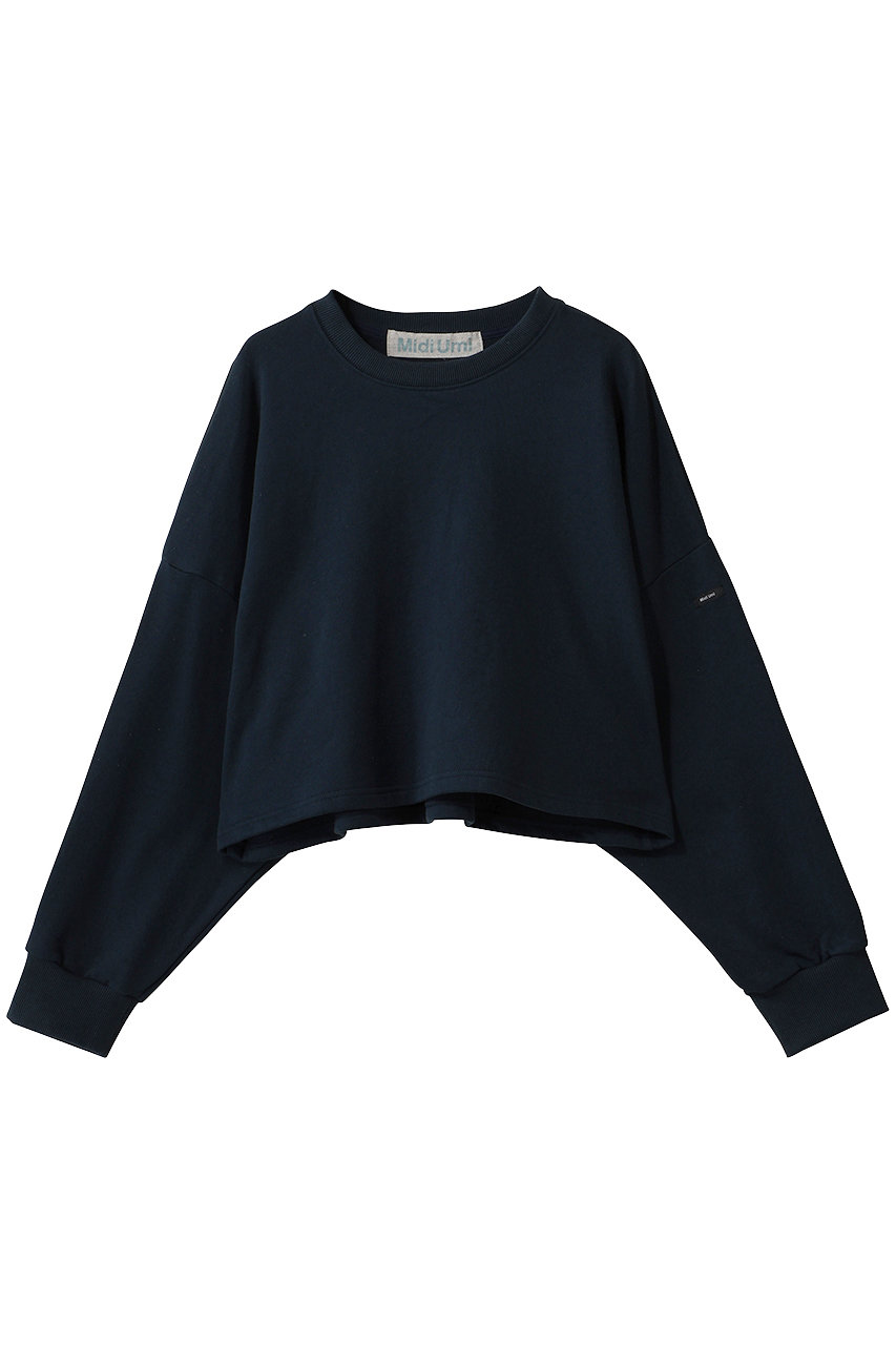 MidiUmi short sweat P/O プルオーバー (navy, F) ミディウミ ELLE SHOP