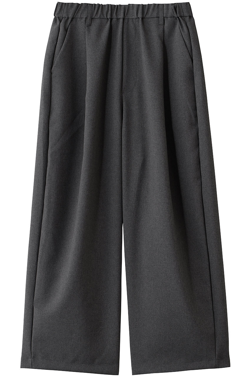 MidiUmi comfort wide easy PT パンツ (gray, F) ミディウミ ELLE SHOP