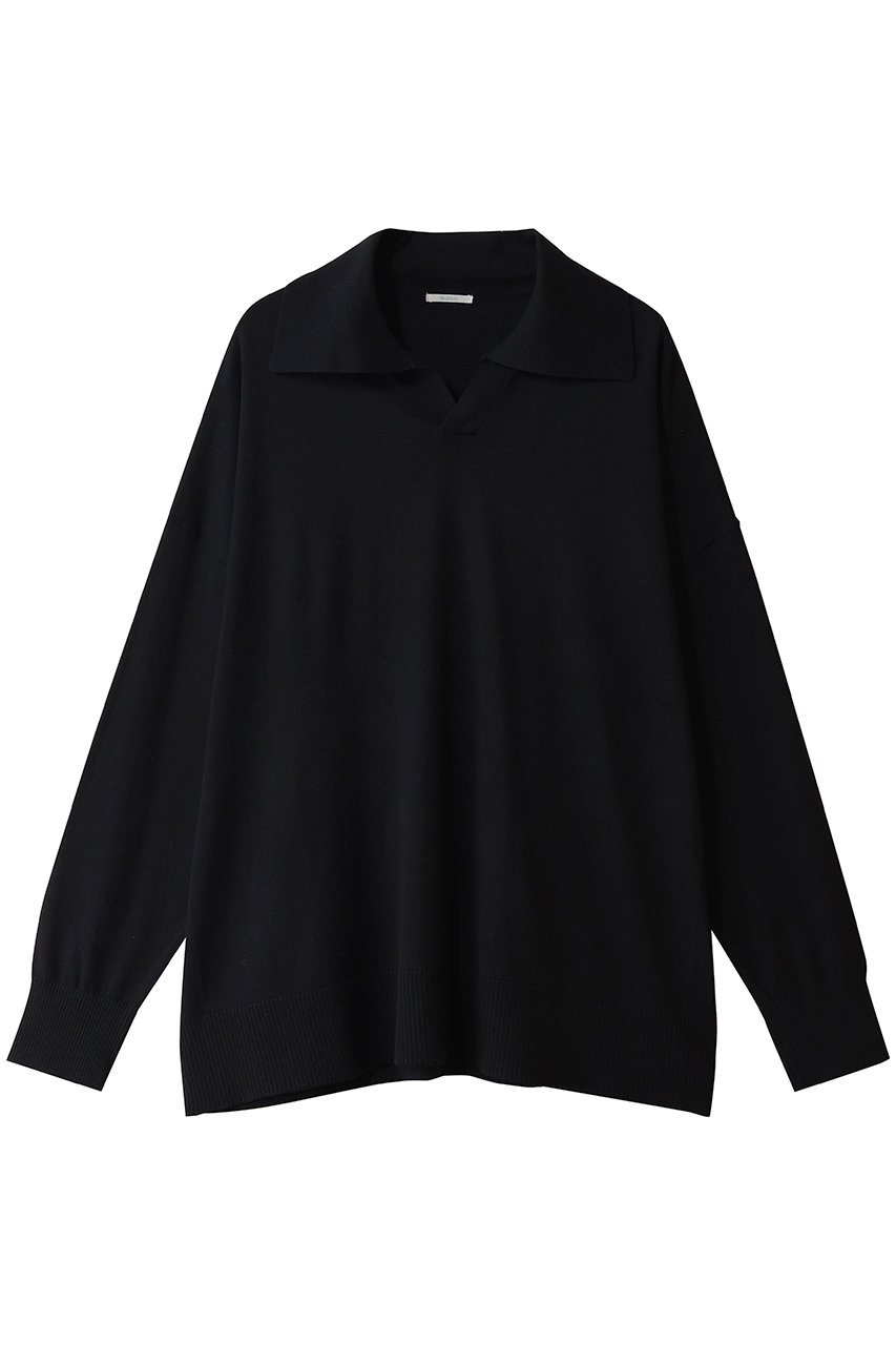 MidiUmi skipper knit PO プルオーバー (black, F) ミディウミ ELLE SHOP