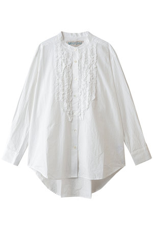 ミディウミ/MidiUmiのfront frill shirt シャツ(110400/110403)