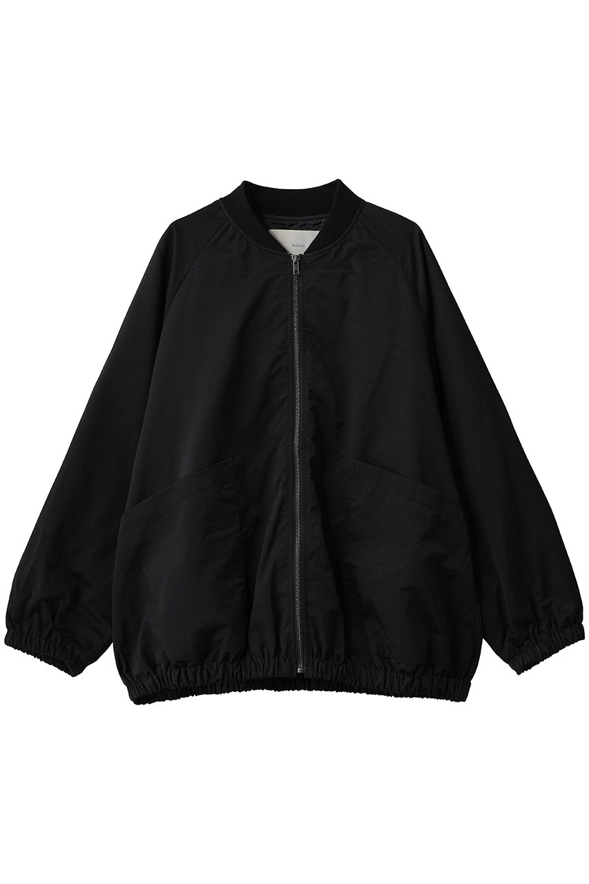 MidiUmi zip blouson ブルゾン (black, F) ミディウミ ELLE SHOP