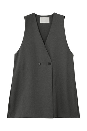 ミディウミ/MidiUmiのcomfort long gilet ジレ(110800/110806)