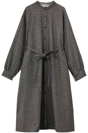 ミディウミ/MidiUmiのstand collar coat OP ワンピース(110500/110503)