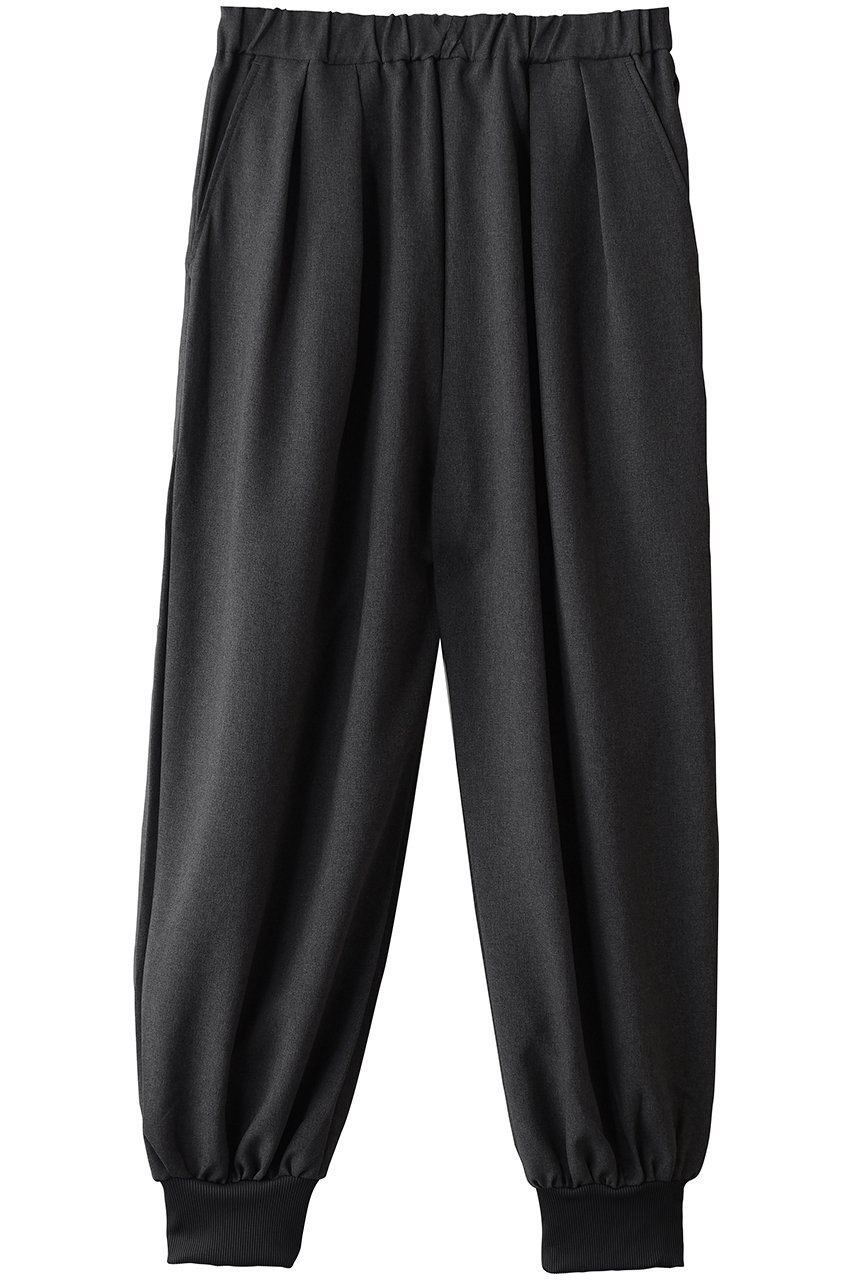 MidiUmi comfort wide jogger PT パンツ (gray, F) ミディウミ ELLE SHOP
