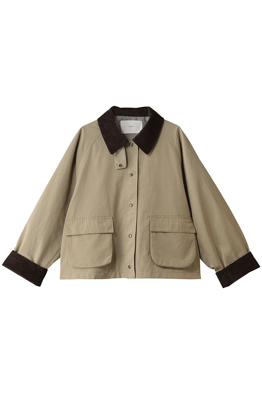MidiUmi hunting short JK ジャケット (beige, F) ミディウミ ELLE SHOP