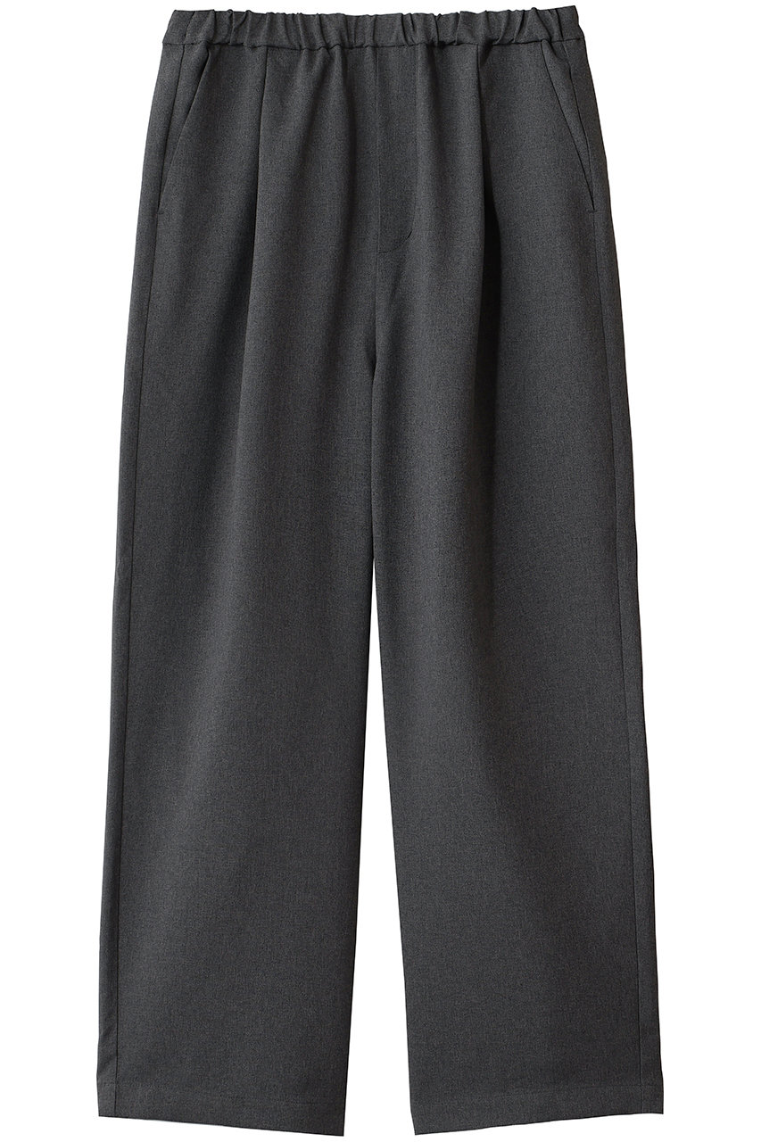 MidiUmi comfort straight easy PT パンツ (c.gray, F) ミディウミ ELLE SHOP