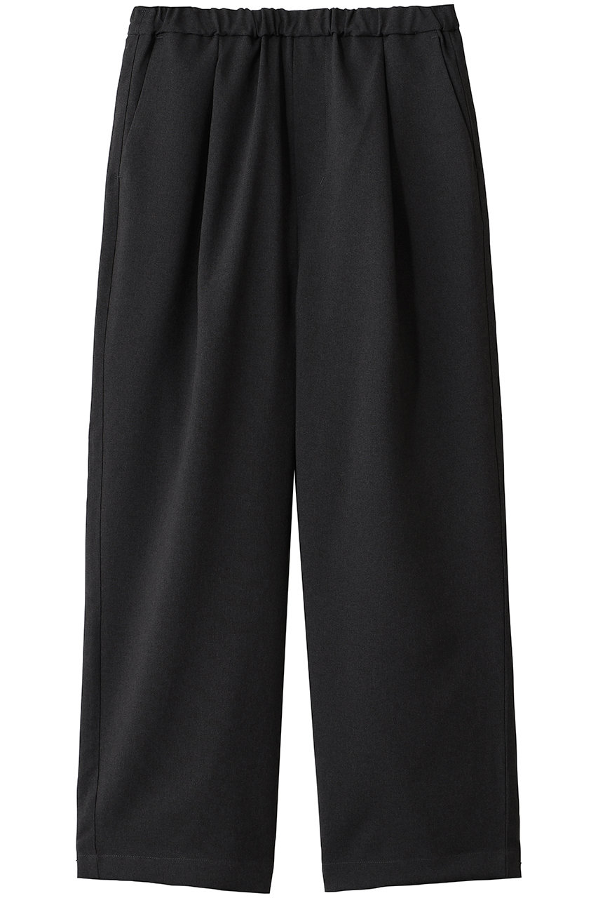 MidiUmi comfort straight easy PT パンツ (black, F) ミディウミ ELLE SHOP