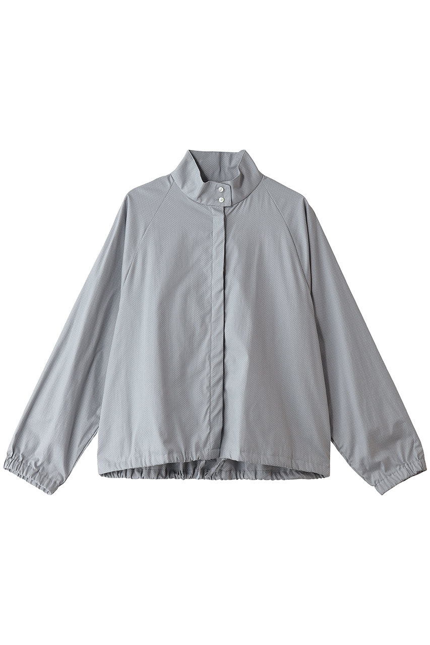 MidiUmi dot shirt blouson ブルゾン (l.gray, F) ミディウミ ELLE SHOP