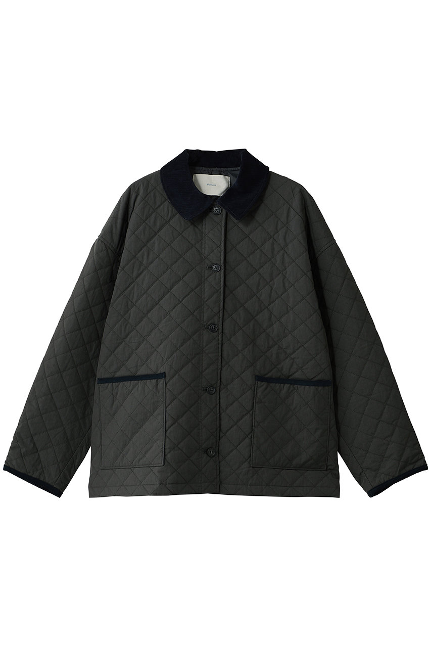 MidiUmi quilting jacket ジャケット (c.gray, F) ミディウミ ELLE SHOP