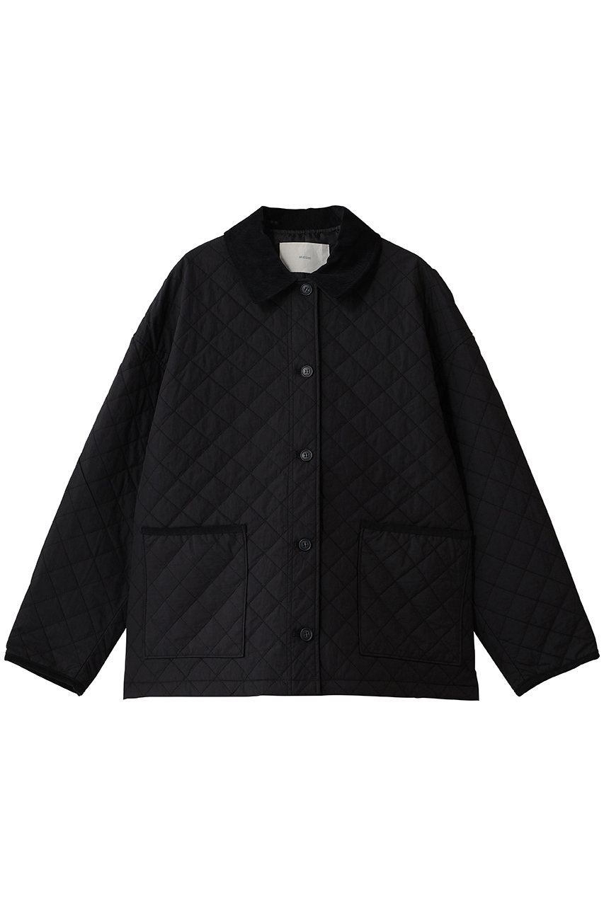MidiUmi quilting jacket ジャケット (black, F) ミディウミ ELLE SHOP