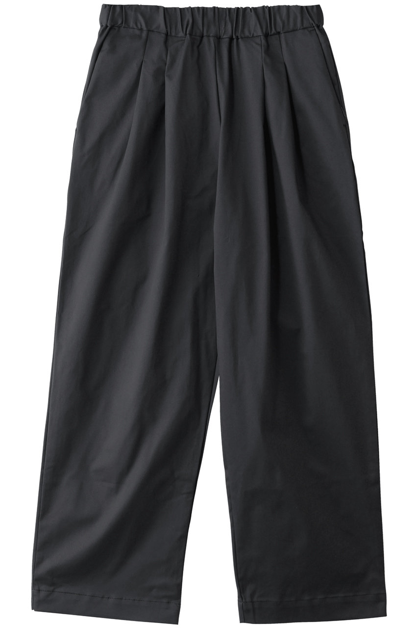 MidiUmi color tuck chino easy PT パンツ (c.gray, F) ミディウミ ELLE SHOP