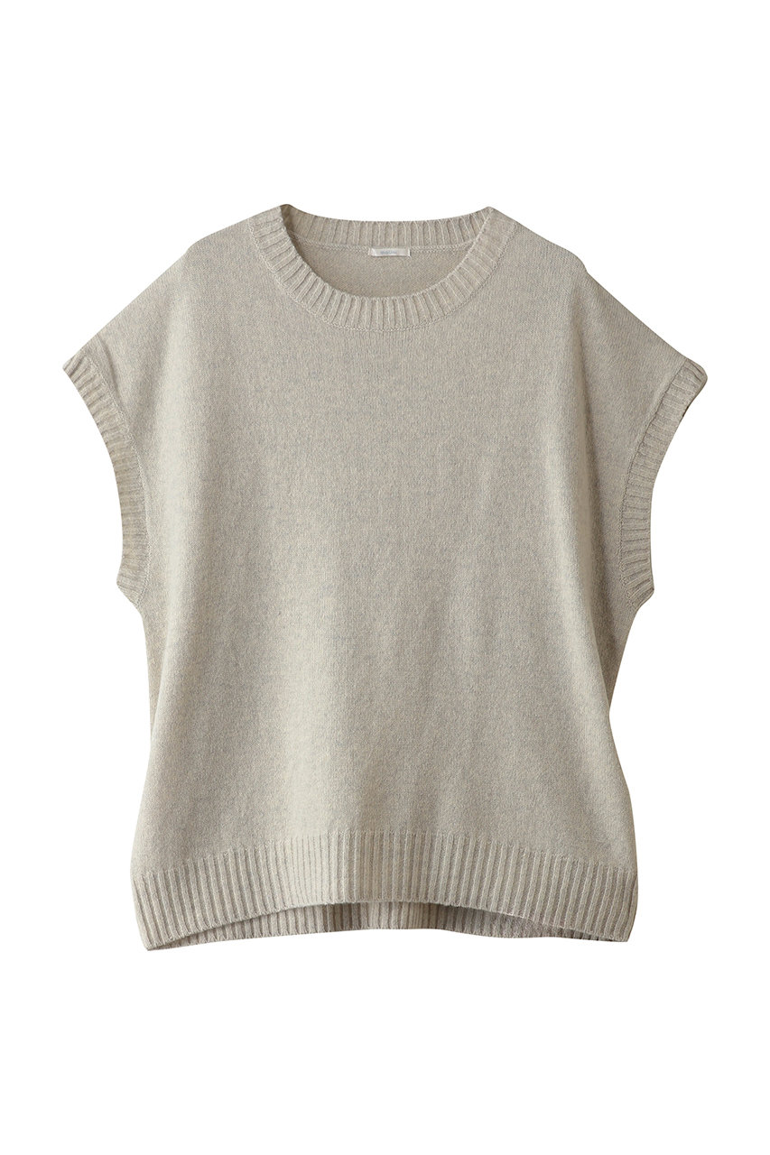 MidiUmi shetland wool vest ベスト (kinari, F) ミディウミ ELLE SHOP