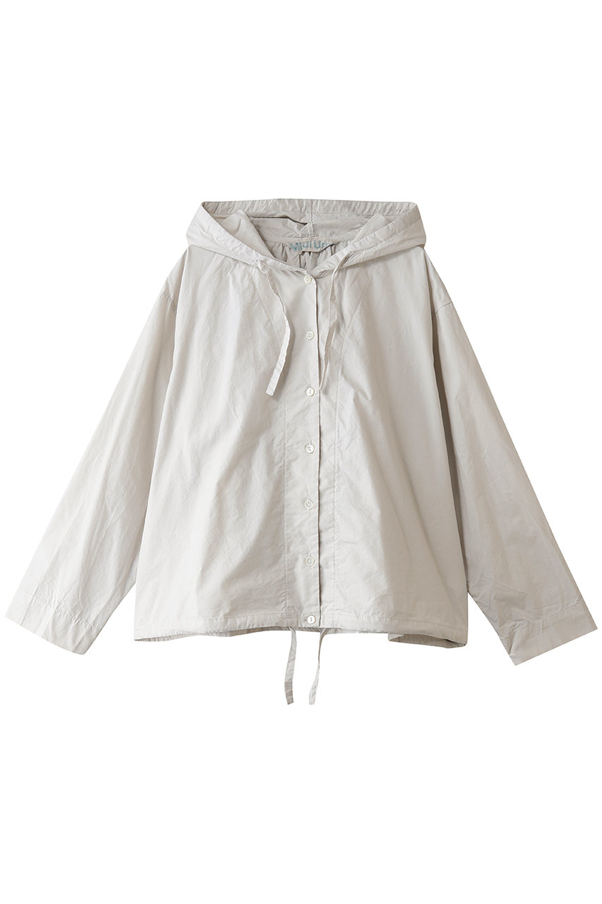 MidiUmi shirt hooded blouson ブルゾン (l.gray, F) ミディウミ ELLE SHOP