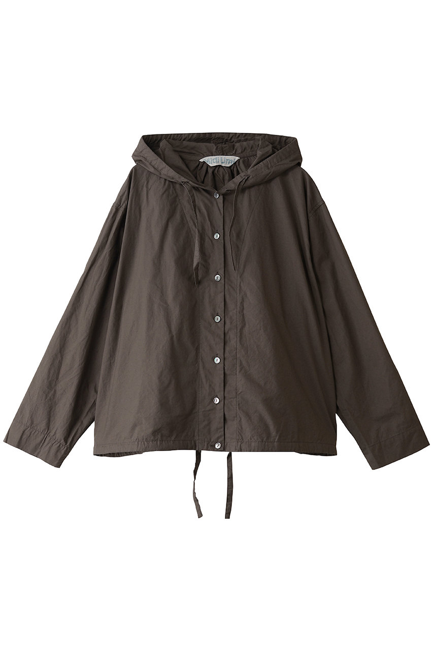 MidiUmi shirt hooded blouson ブルゾン (c.gray, F) ミディウミ ELLE SHOP