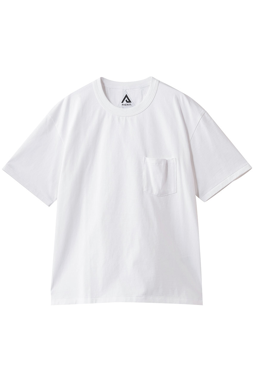 フェニックス/PHENIXの【MEN】DISTORTED POCKET BASE TEE(white/PO-26001-T)