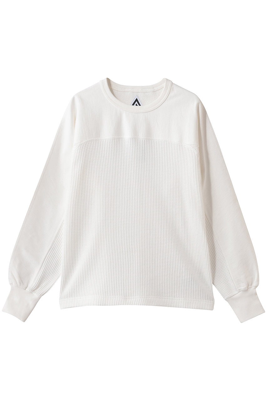 フェニックス/PHENIXの【MEN】WAFFLE CREW NECK SWEAT(white/PO-26003-T)