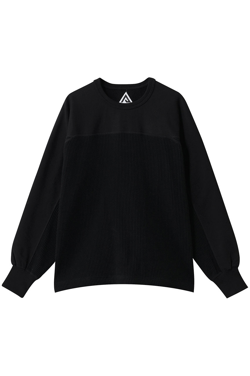 フェニックス/PHENIXの【MEN】WAFFLE CREW NECK SWEAT(black/PO-26003-T)