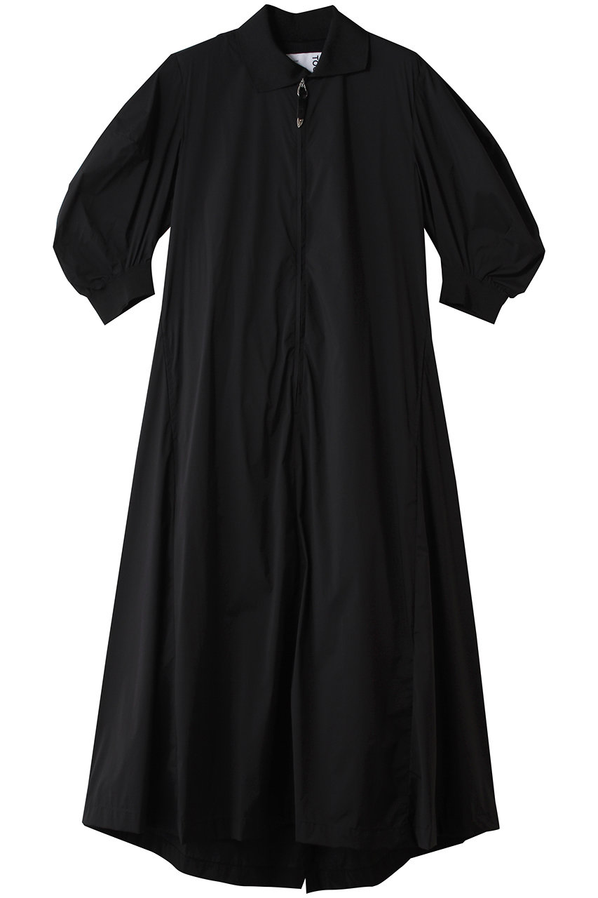 フェニックス/PHENIXの【PHENIX by TOGA】PLEATED HYBRID KIMONO DRESS(black/PO-26043-OL)