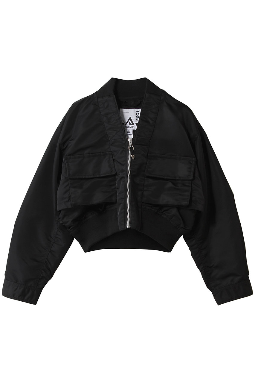 フェニックス/PHENIXの【PHENIX by TOGA】CONVERTIBLE UTILITY TECH BLOUSN(black/PO-26044-OL)