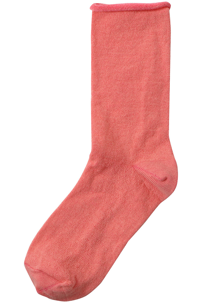 レッグスピッキー/legs pickyの【UNISEX】ふんわり締めつけない靴下(21.0-25.0cm）(ピーチ/LW449-02)