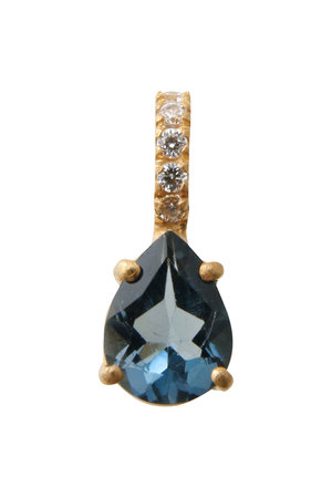 クイ/Kui Co.のロンドンブルートパーズ チャーム(150700/150701)