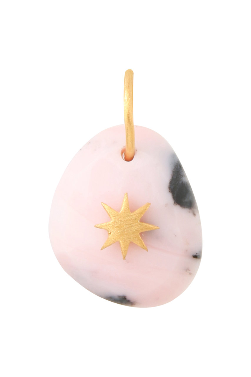 Kui Co.(クイ)｜ピンクオパール チャーム with Star/ピンク の通販