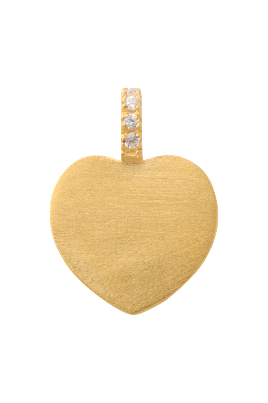 クイ/Kui Co.のメタルハート チャーム(ゴールド/RAW-CM040)