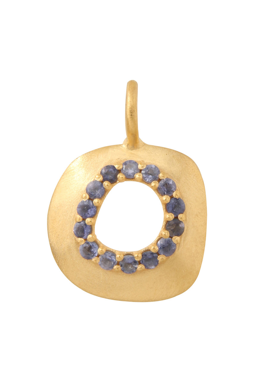 クイ/Kui Co.のアイオライト メタルチャーム(ブルー/RAW-CM458)