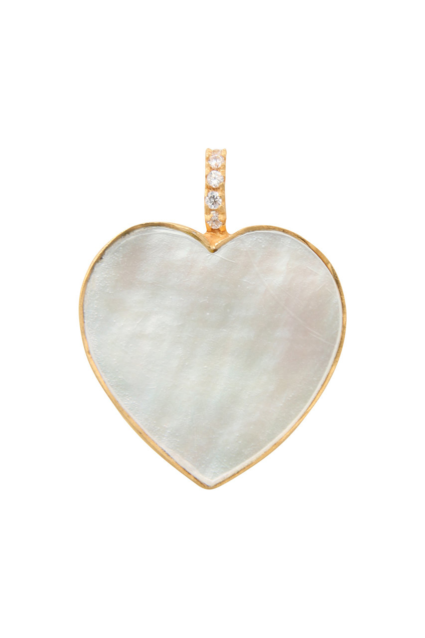 クイ/Kui Co.のハート チャーム(ホワイト/FRA-CM001)