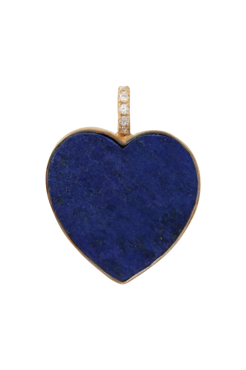 クイ/Kui Co.のハート チャーム(ブルー/FRA-CM005)