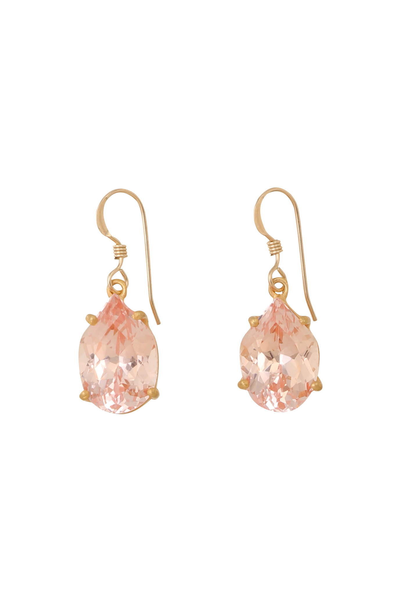 Kui Co. サファイア フックピアス (ピンク, F) クイ ELLE SHOP Kui Co. サファイア フックピアス (ピンク, F) クイ ELLE SHOP