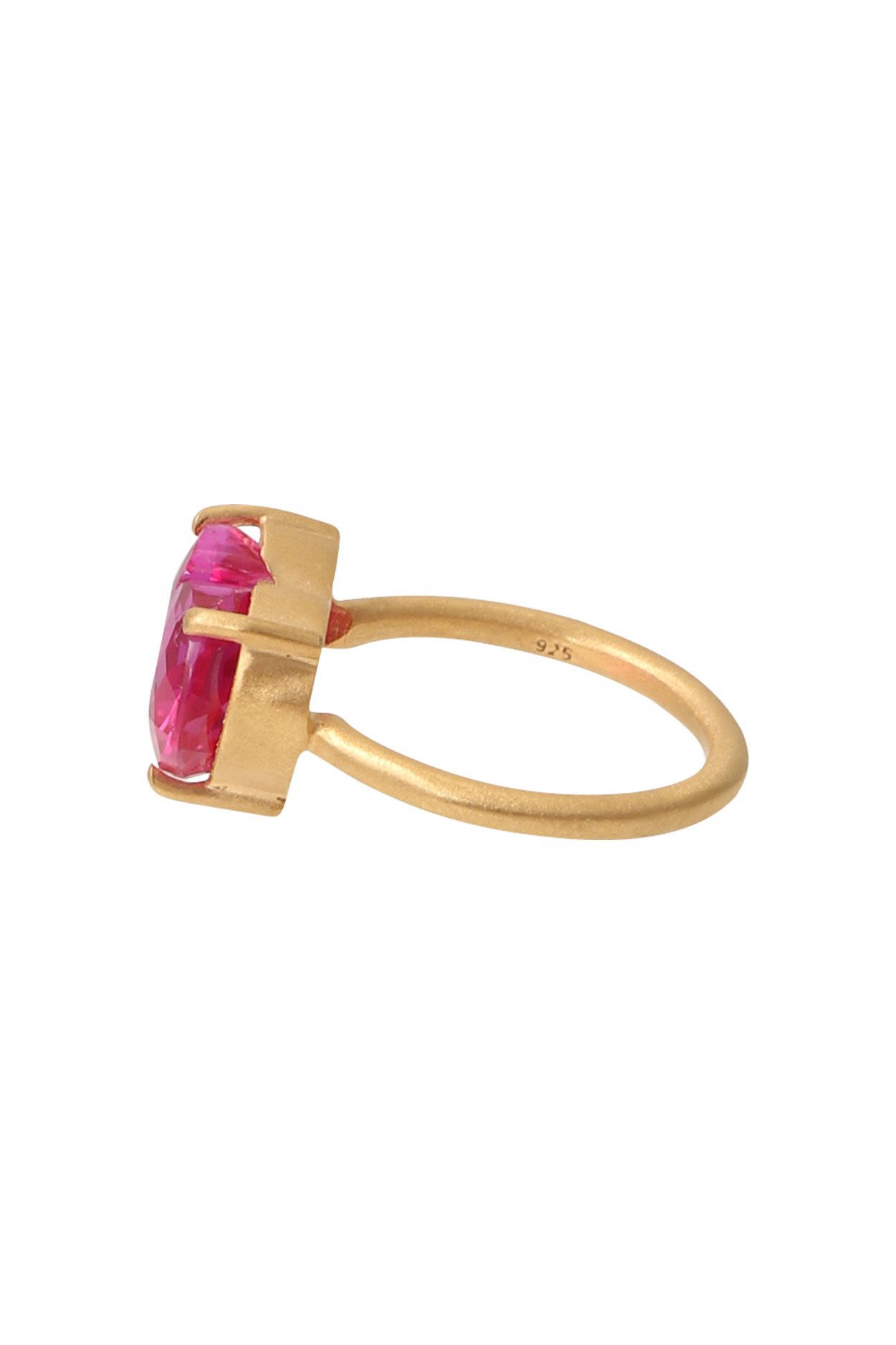Kui Co.(クイ)｜ハートサファイア リング/レッド の通販｜ELLESHOP