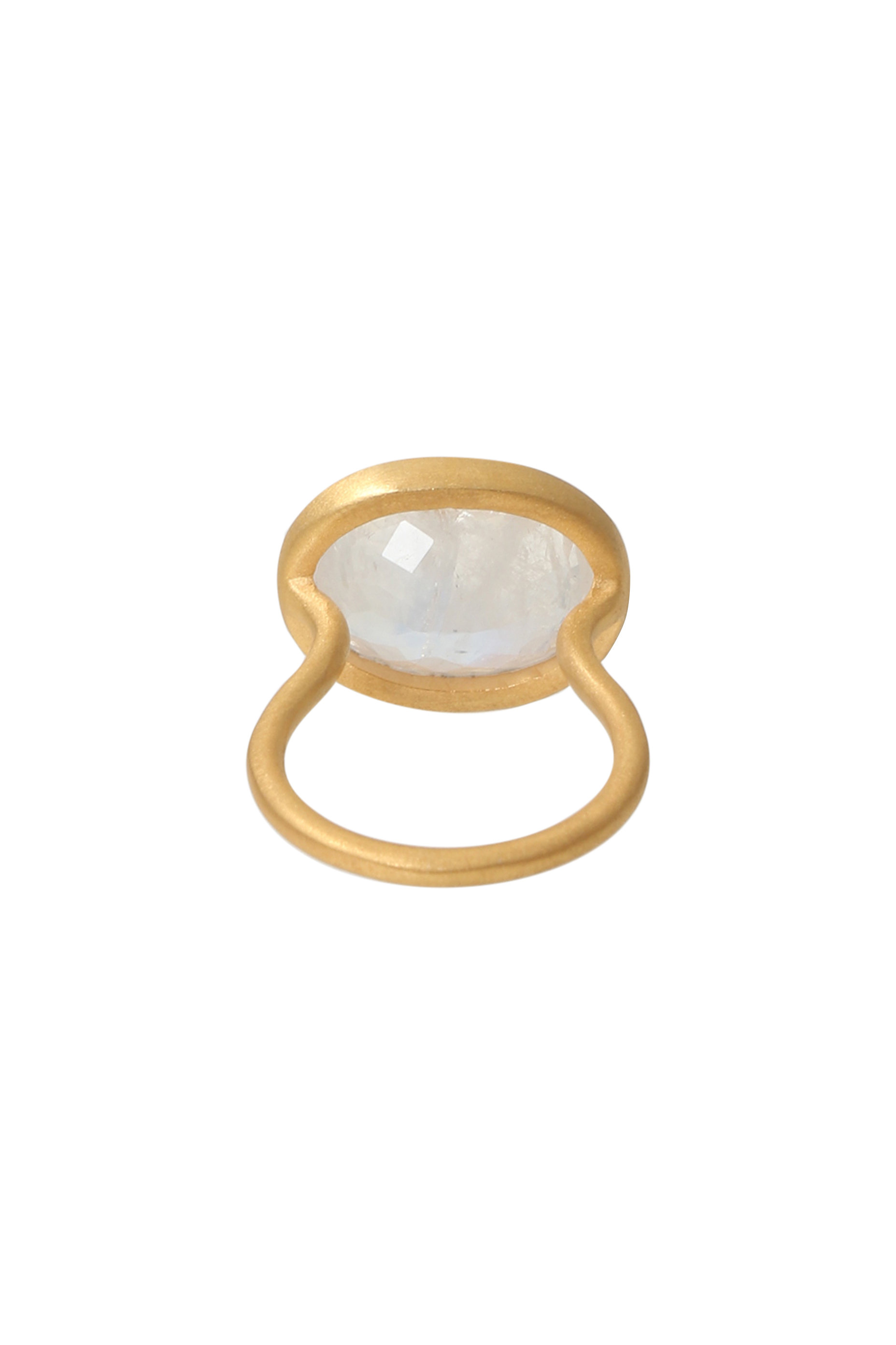 Kui Co.(クイ)｜ムーンストーン リング/ホワイト の通販｜ELLESHOP 