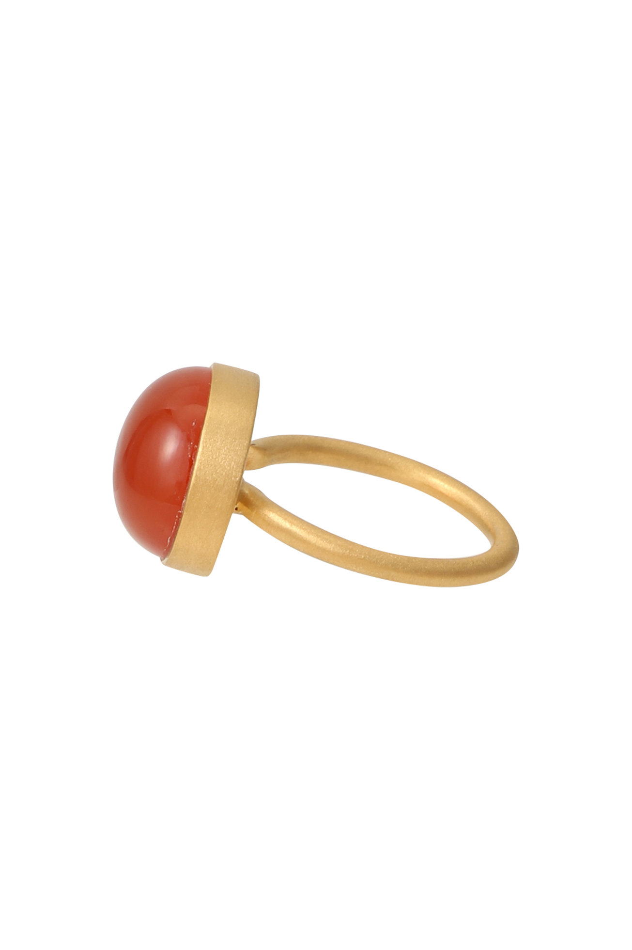 Kui Co.(クイ)｜カーネリアン リング/オレンジ の通販｜ELLESHOP