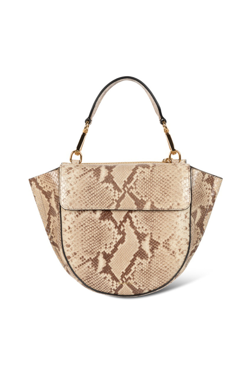 WANDLER(ワンドラー)｜Hortensia Bag Mini (Python)/プレーリー
