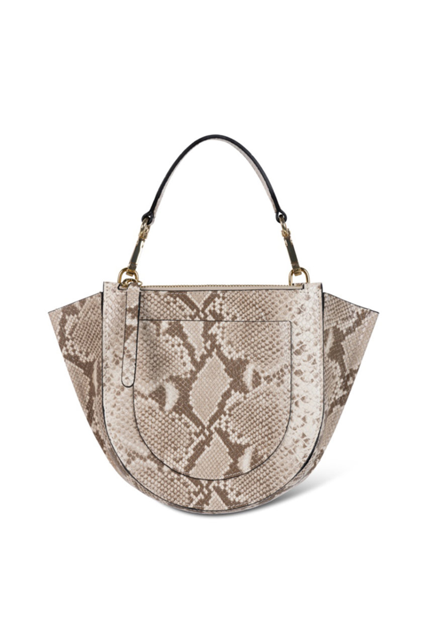 WANDLER(ワンドラー)｜Hortensia Bag Mini (Python)/プレーリー
