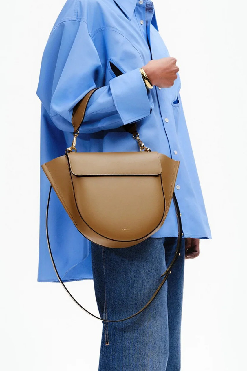 WANDLER(ワンドラー)｜Hortensia Bag Medium/ジンジャーブレッド の