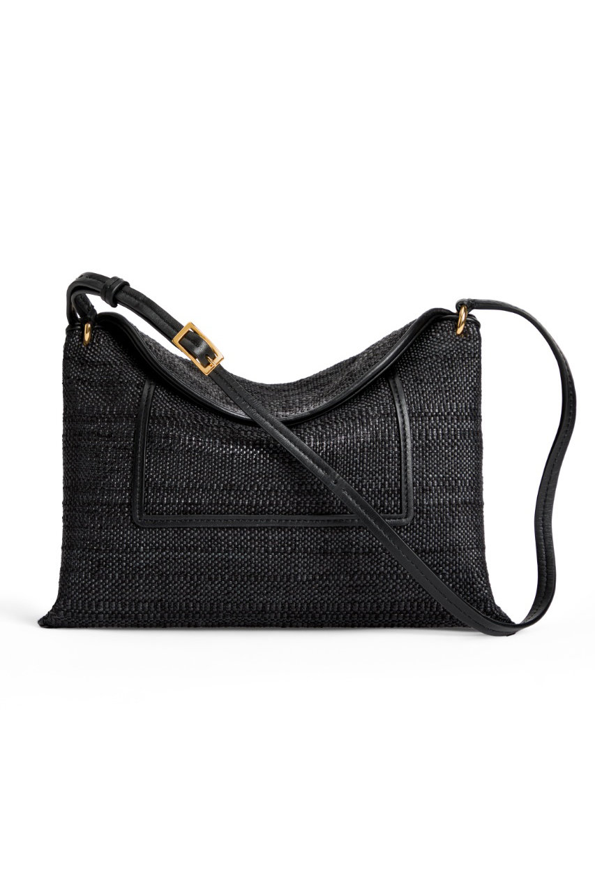 ワンドラー/WANDLERのPenelope Slouch Bag(Raffia)(ブラック ラフィア/61.B000175)