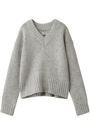フォーエーエム/FOURAMのNEP YARN V-NECK KNIT(110300/110301)