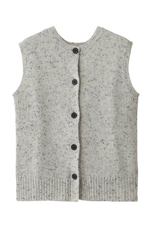 フォーエーエム/FOURAMのNEP YARN VEST(110300/110301)