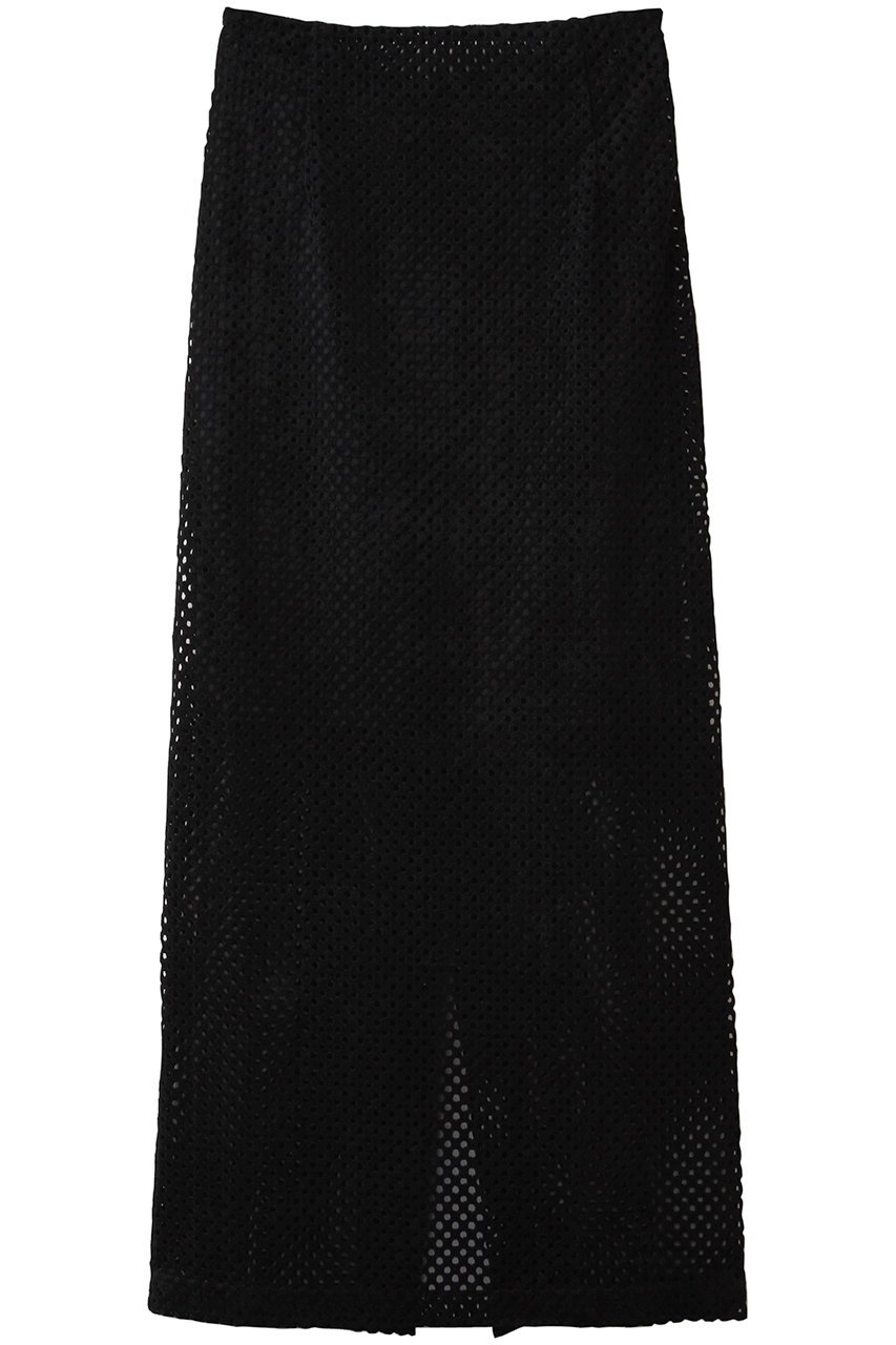フォーエーエム/FOURAMのPUNCHING FLOCK SKIRT(BLACK/44-05-54-05004)