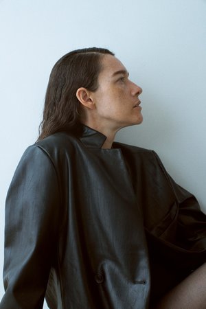 フォーエーエム/FOURAMのEMBOSS FAUX LEATHER JACKET(110800/110801)