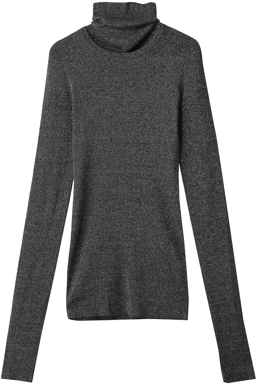 フォーエーエム/FOURAMのLAME RIBBED 2-WAY KNIT(DARK GRAY/44-02-54-02004)