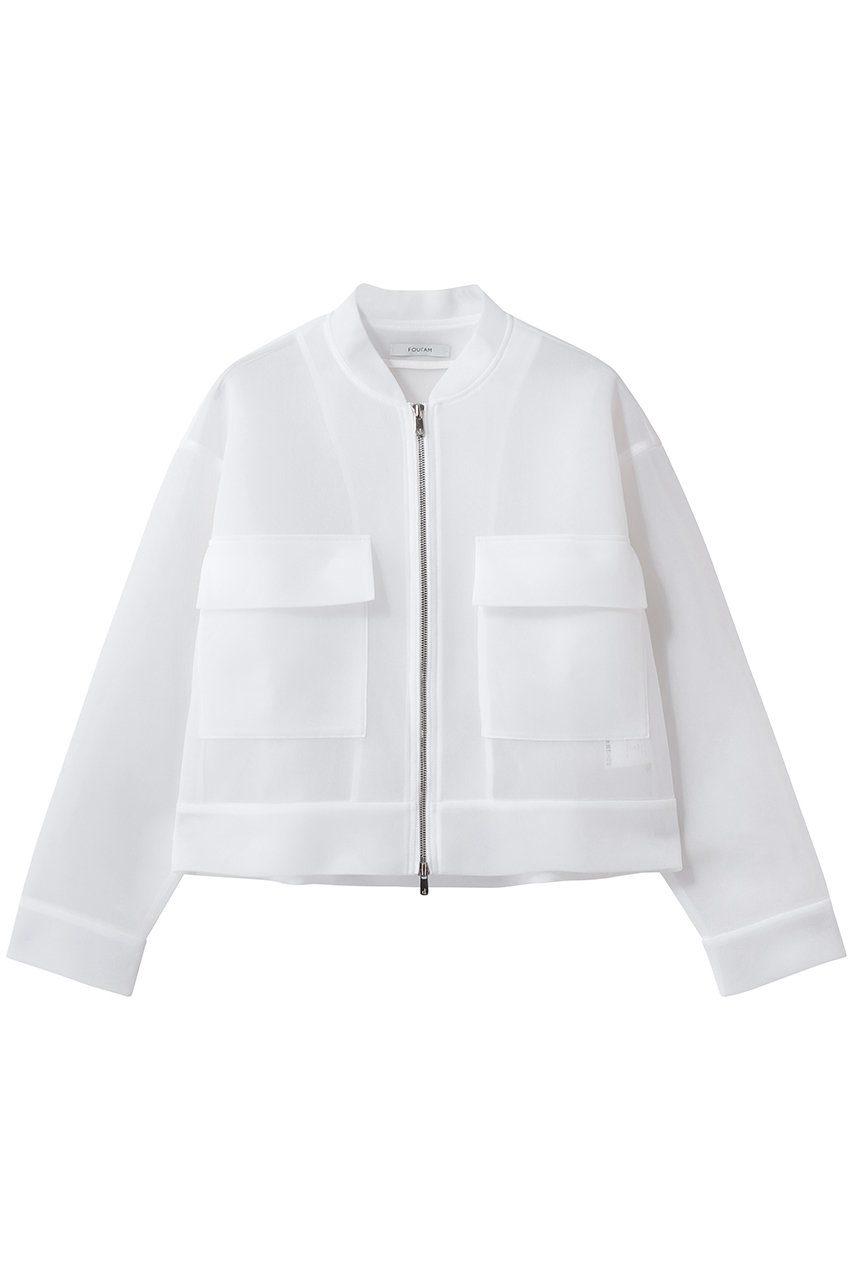 フォーエーエム/FOURAMのDOUBLE-KNIT JACKET(WHITE/44-07-61-07001)