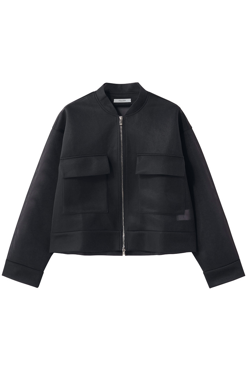 フォーエーエム/FOURAMのDOUBLE-KNIT JACKET(CHARCOAL/44-07-61-07001)