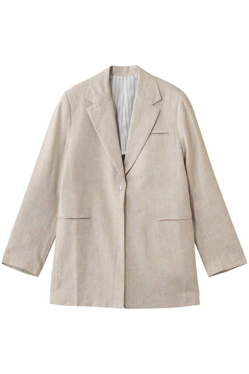 フォーエーエム/FOURAMのRAYON LINEN LAME JACKET(BEIGE/44-07-61-07002)