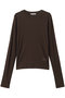 DOUBLE NECK SHEER P/O フォーエーエム/FOURAM BROWN