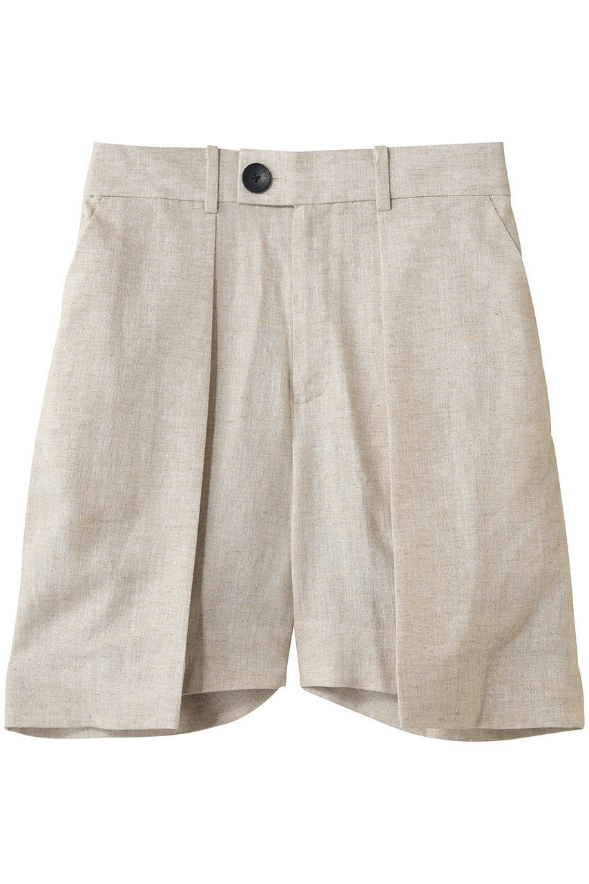 フォーエーエム/FOURAMのRAYON LINEN LAME SHORTS(BEIGE/44-04-61-04002)