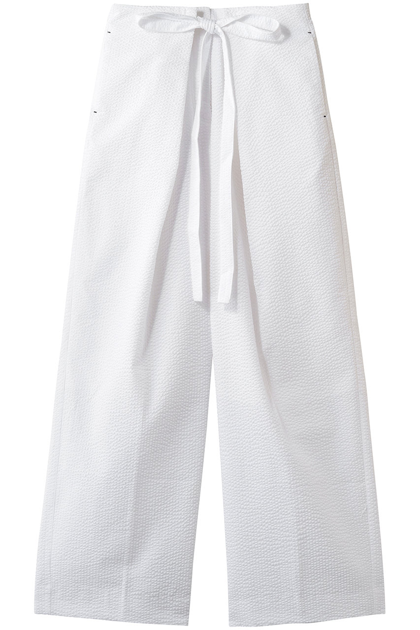 フォーエーエム/FOURAMのSHEER SEERSUCKER HAKAMA PANTS(WHITE/44-04-62-04001)